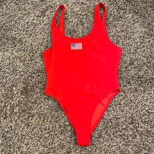 USA flag swimsuit — Kendall & Kylie